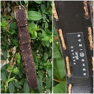 Suzi Roher Brown  Leather‎ Antique Gold Buckl